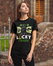 Lucky Charm - BLACK Toy Poodle Classic T-Shirt apparel-classic-tshirt-lifestyle-06