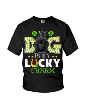 Lucky Charm - BLACK Toy Poodle Youth T-Shirt tile