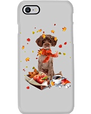 Autumn Leaves RED Schnoodle Phone Case tile
