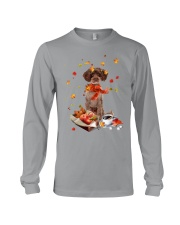 Autumn Leaves RED Schnoodle Long Sleeve Tee tile