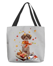 Autumn Leaves RED Schnoodle All-Over Tote tile