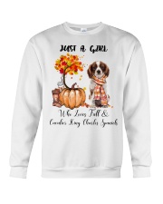 Fall And - Cavalier King Charles Spaniel 3 Crewneck Sweatshirt tile