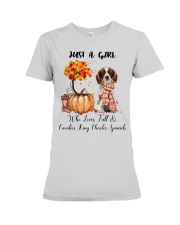Fall And - Cavalier King Charles Spaniel 3 Premium Fit Ladies Tee tile