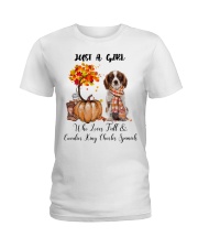 Fall And - Cavalier King Charles Spaniel 3 Ladies T-Shirt tile