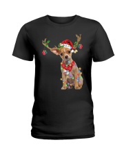 Reindeer - Chihuahua Ladies T-Shirt tile