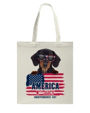 america 4th july - Dachshund Tote Bag tile