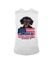 america 4th july - Dachshund Sleeveless Tee tile