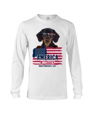 america 4th july - Dachshund Long Sleeve Tee tile