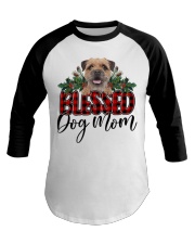 Blessed Dog Mom - Border Terrier Baseball Tee tile