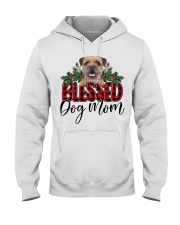 Blessed Dog Mom - Border Terrier Hooded Sweatshirt front