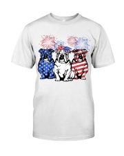 American Firework - Bulldog Classic T-Shirt front