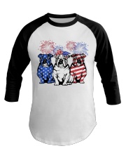 American Firework - Bulldog Baseball Tee tile