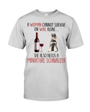 She Also Needs - Miniature Schnauzer 3 Premium Fit Mens Tee tile