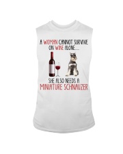 She Also Needs - Miniature Schnauzer 3 Sleeveless Tee tile