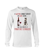She Also Needs - Miniature Schnauzer 3 Long Sleeve Tee tile