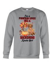 Pumpkin Girl - Red Dachshund Crewneck Sweatshirt tile