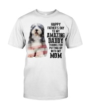Father Day - Bearded Collie Classic T-Shirt tile