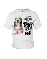 Father Day - Bearded Collie Youth T-Shirt tile
