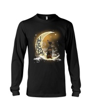 Moon n Back - Black Min Pin Long Sleeve Tee tile