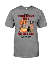 Pumpkin Girl - Blue Merle Collie Premium Fit Mens Tee tile