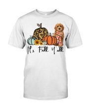 Fall Pumpkin Goldendoodle Premium Fit Mens Tee tile