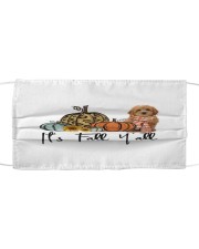 Fall Pumpkin Goldendoodle Mask tile