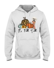 Fall Pumpkin Bichon Frise 2 Hooded Sweatshirt tile