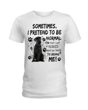 Sometimes - Giant Schnauzer Ladies T-Shirt tile