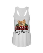 Blessed Dog Mom - Long-haired Tan Chihuahua Ladies Flowy Tank tile