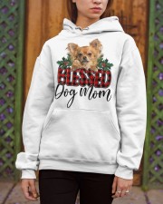 Blessed Dog Mom - Long-haired Tan Chihuahua Hooded Sweatshirt apparel-hooded-sweatshirt-lifestyle-03