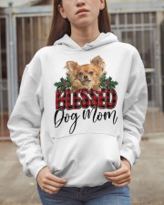Blessed Dog Mom - Long-haired Tan Chihuahua Hooded Sweatshirt apparel-hooded-sweatshirt-lifestyle-07