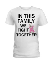 Fight Together - Japanese Spitz Ladies T-Shirt tile