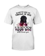 At The End - BLACK Goldendoodle Classic T-Shirt front