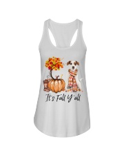 It is Fall - Jack Russell Terrier Ladies Flowy Tank tile