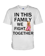 Fight Together - Australian Terrier V-Neck T-Shirt tile