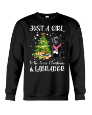 Girl Loves Christmas - Labrador Crewneck Sweatshirt tile