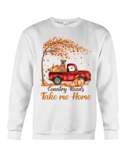 Country Fall - Border Terrier Crewneck Sweatshirt tile