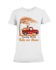 Country Fall - Border Terrier Premium Fit Ladies Tee tile