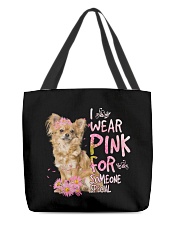 For Someone - TAN LONG HAIRED Chihuahua All-Over Tote tile