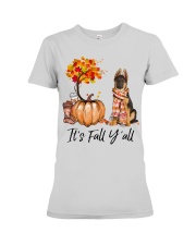 It is Fall - German Shepherd Premium Fit Ladies Tee tile