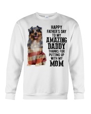 Father Day - Australian Shepherd 3 Crewneck Sweatshirt tile