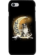 Moon n Back - Shetland Sheepdog 1 Phone Case tile