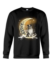 Moon n Back - Shetland Sheepdog 1 Crewneck Sweatshirt tile