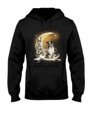 Moon n Back - Shetland Sheepdog 1 Hooded Sweatshirt tile