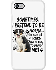 Sometimes - Australian Shepherd 2 Phone Case tile
