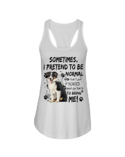 Sometimes - Australian Shepherd 2 Ladies Flowy Tank tile