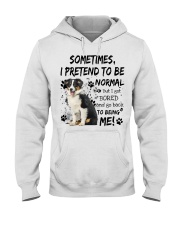 Sometimes - Australian Shepherd 2 Hooded Sweatshirt tile