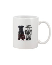 Father Day - Miniature schnauzer black Mug tile