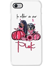 Pink Month - Basset Hound and Dapple Dachshund Phone Case tile