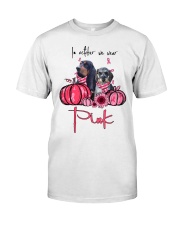 Pink Month - Basset Hound and Dapple Dachshund Classic T-Shirt tile